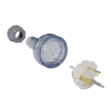 Standard Series, Plug, Flexible, Straight, 3 PIN, 10A, 250V, Heavy Duty
