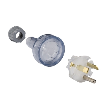 Standard Series, Plug, Flexible, 3 PIN, Round Earth PIN, 10A, 250V, Heavy Duty