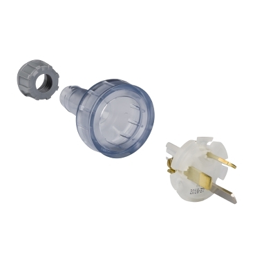 Standard Series, Plug, Flexible, Straight, 3 PIN, 10A, 250V, Light Duty