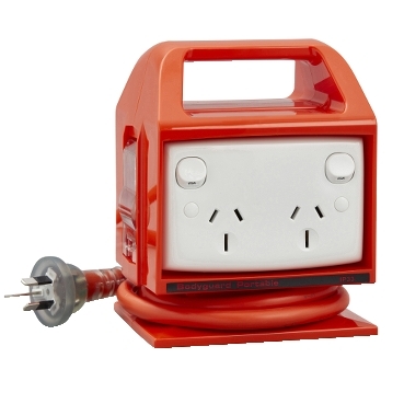 Clipsal - Safety And Protection, RCD Protected Quad Switch Socket Outlet, 250V, 15A, 30mA