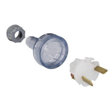 Standard Series, Plug Top, Straight, 2 Polarised PIN, 15A, 32V