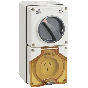 Acid range of Clipsal Industrial products - Chemical Resistant White