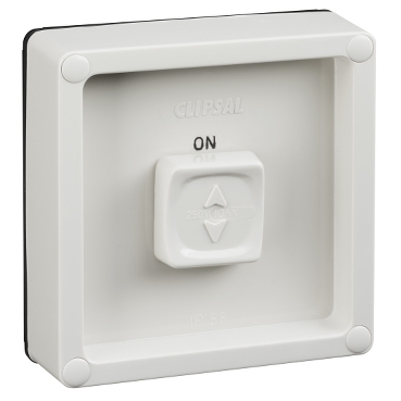 Clipsal - 56 Series, Surface Switch, IP66 1 Gang Single Pole 10A Less Enclosure