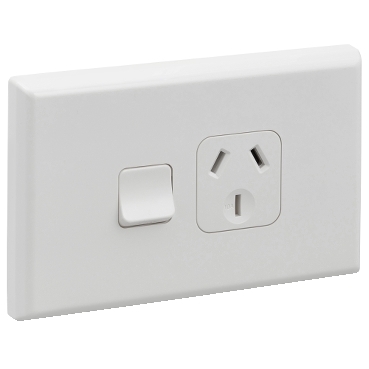 SINGLE GENERAL POWER OUTLET 10A DOUBLE POLE