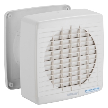 Wall Mounted Exhaust Fan, 150MM, Switched Remotely, IPX4, 45W