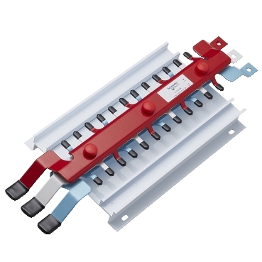 Acti9, MSC Chassis 3PH, 400A, 27mm For C120 MCB 24 Poles, Dual Feed