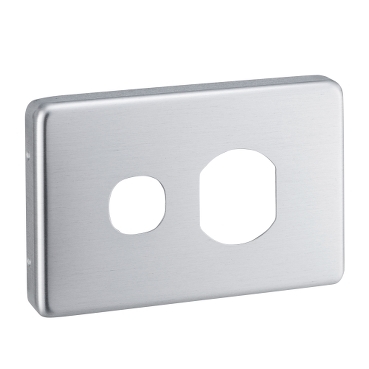 Clipsal C2000 Series Socket Outlet Cover Plate Horizontal Mount, For C2015/20 Single Switched Socket