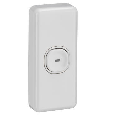 SWITCH PUSH BUTTON LED 1 GANG ARCHITRAVE