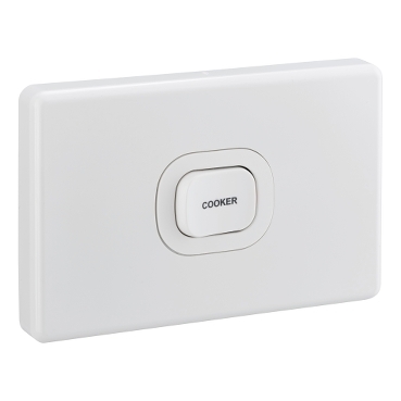 Classic C2000 Series, Switch Mechanism, 250V 32A Double Pole Horizontal Marked COOKER