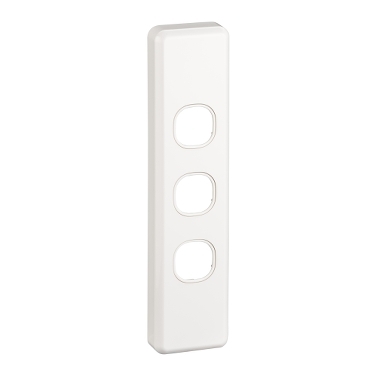 Clipsal C2000 Series Switch Grid Plate And Cover 3 Gang