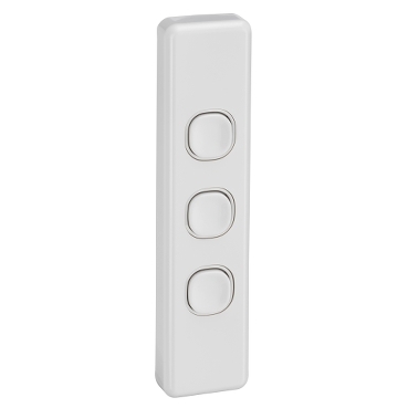 SWITCH P-BUTTON 3GANG ARCHITRA