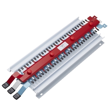 Acti9, MSC Chassis 3PH, 400A, 18mm For IC60 MCB & RCBO, 60 Poles, Dual Feed