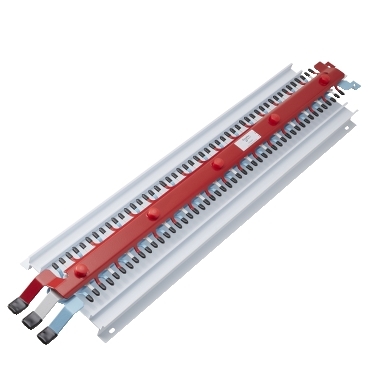 Acti9, MSC Chassis 3PH, 400A, 18mm For IC60 MCB & RCBO, 96 Poles, Dual Feed