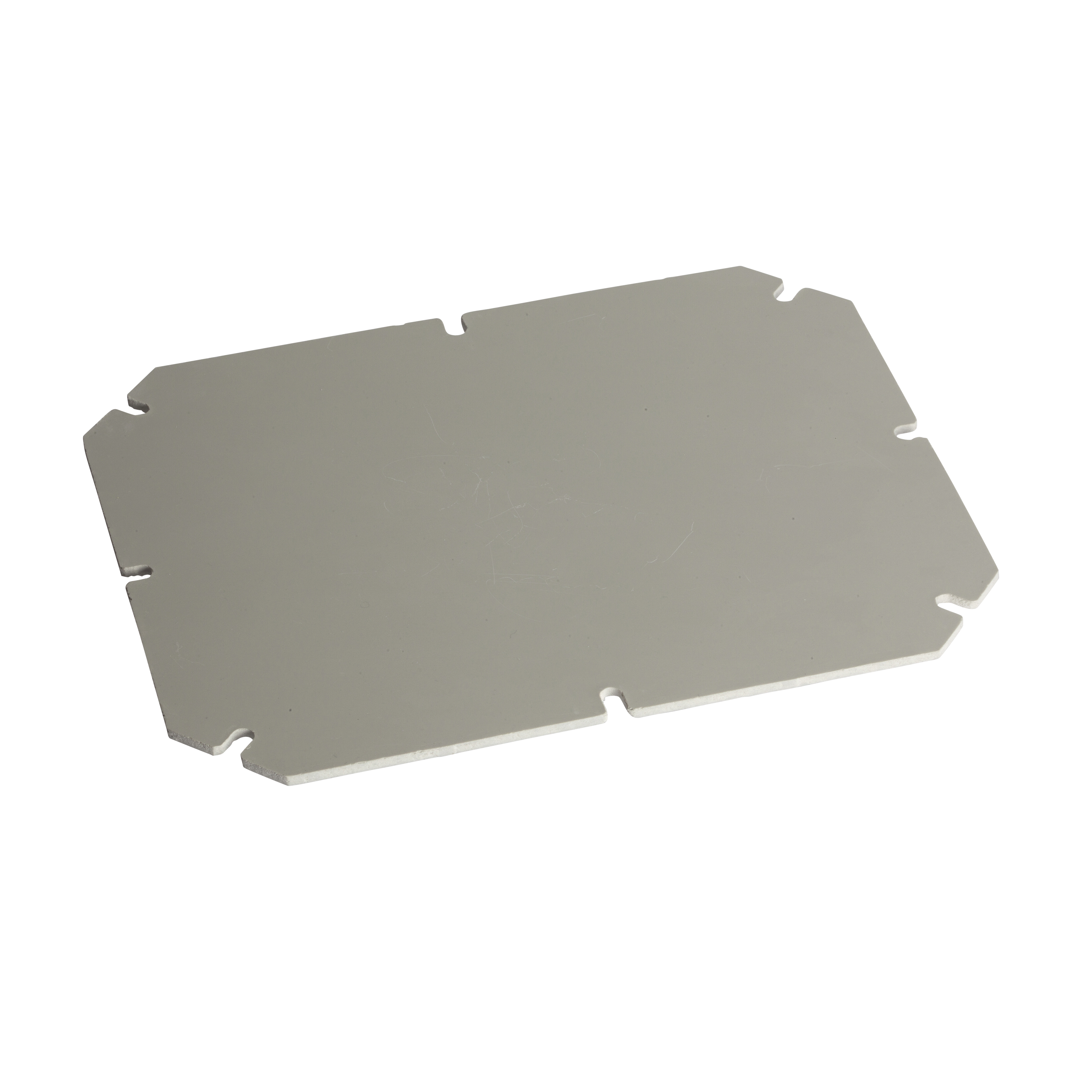 Mounting plate in galvanized steel, thickness 1.5 mm For boxes of H275W225 mm