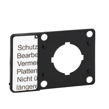 Harmony K, Legend Holder , For Cam Switch, With Blank Legend, , For Head With 45x45mm Front Plate