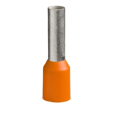 Érvéghüvely 4 mm2 NFC 10x100db blisteres kiszerelésben narancs L=17,3mm DZ5CE042