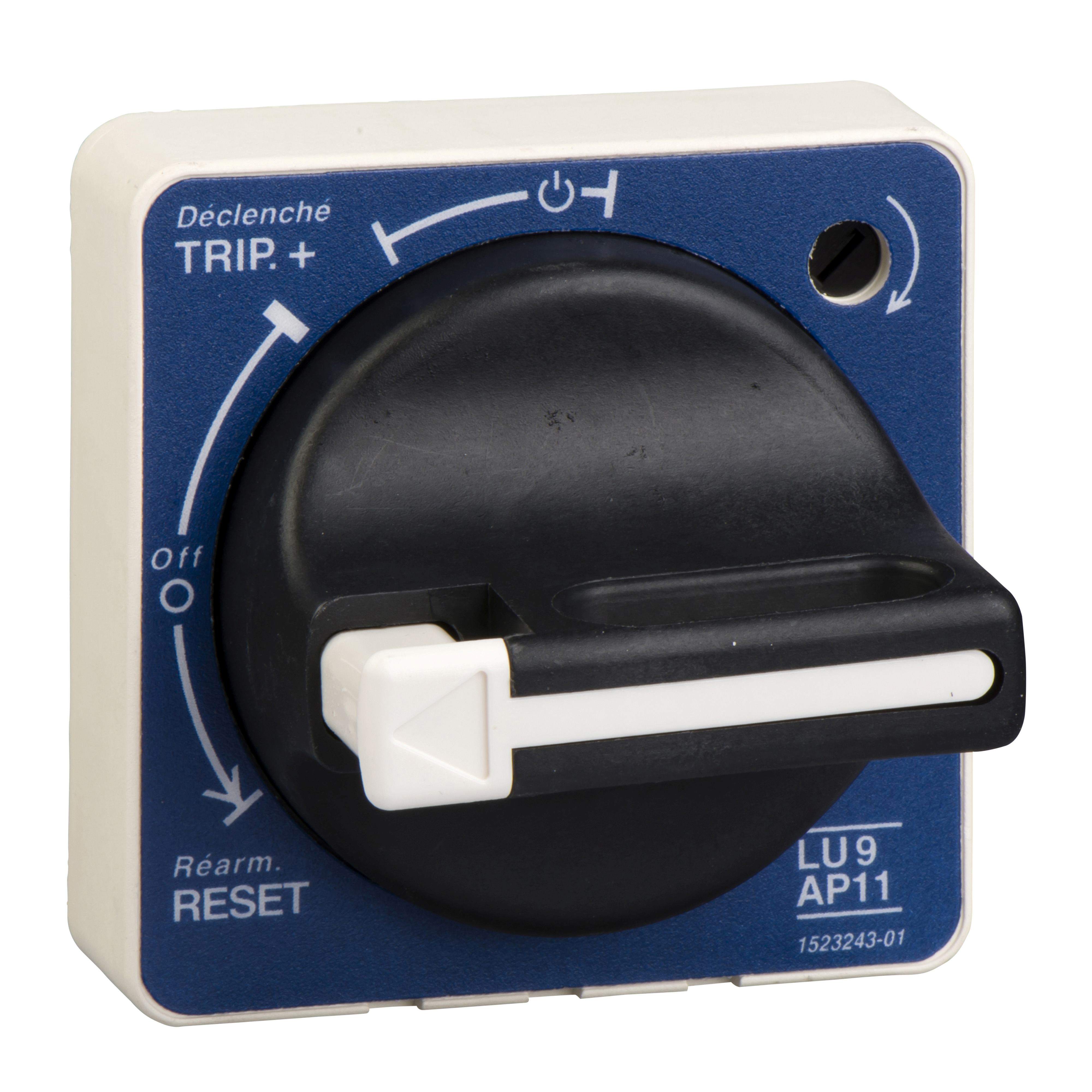Remote rotary handle, TeSys Ultra, IP54, black handle, with trip indication