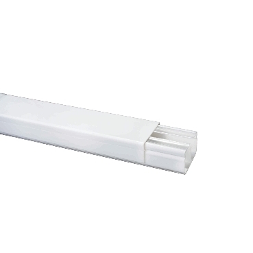 Canaleta de cables de cierre mediano (serie 500), 5 pies, color  blanco : Electrónica