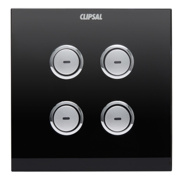 4 KEY INPUT GLASS E SERIES BK