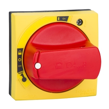 Kezelőkar, IP65, piros