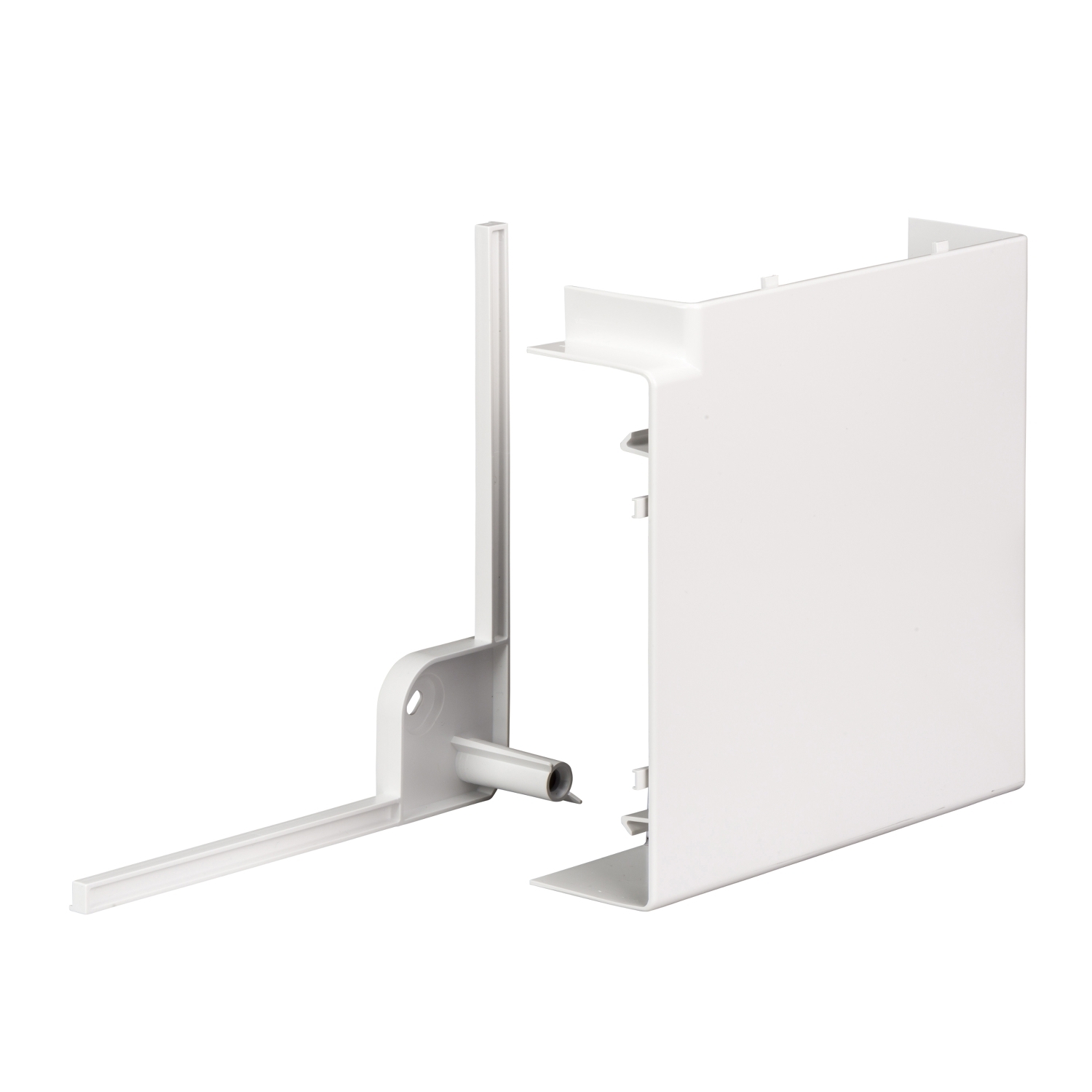 Parapetcsatorna kanyarelem 185x55-höz alap+fedél 212mm x 212mm x 90° OptiLine 45 Schneider