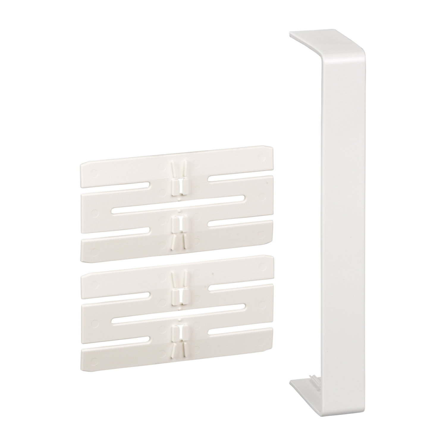 Parapetcsatorna takaró/2xtoldó 185mm-sz 57mm-mé szimmetrikus lengő hüvely OptiLine 45 Schneider