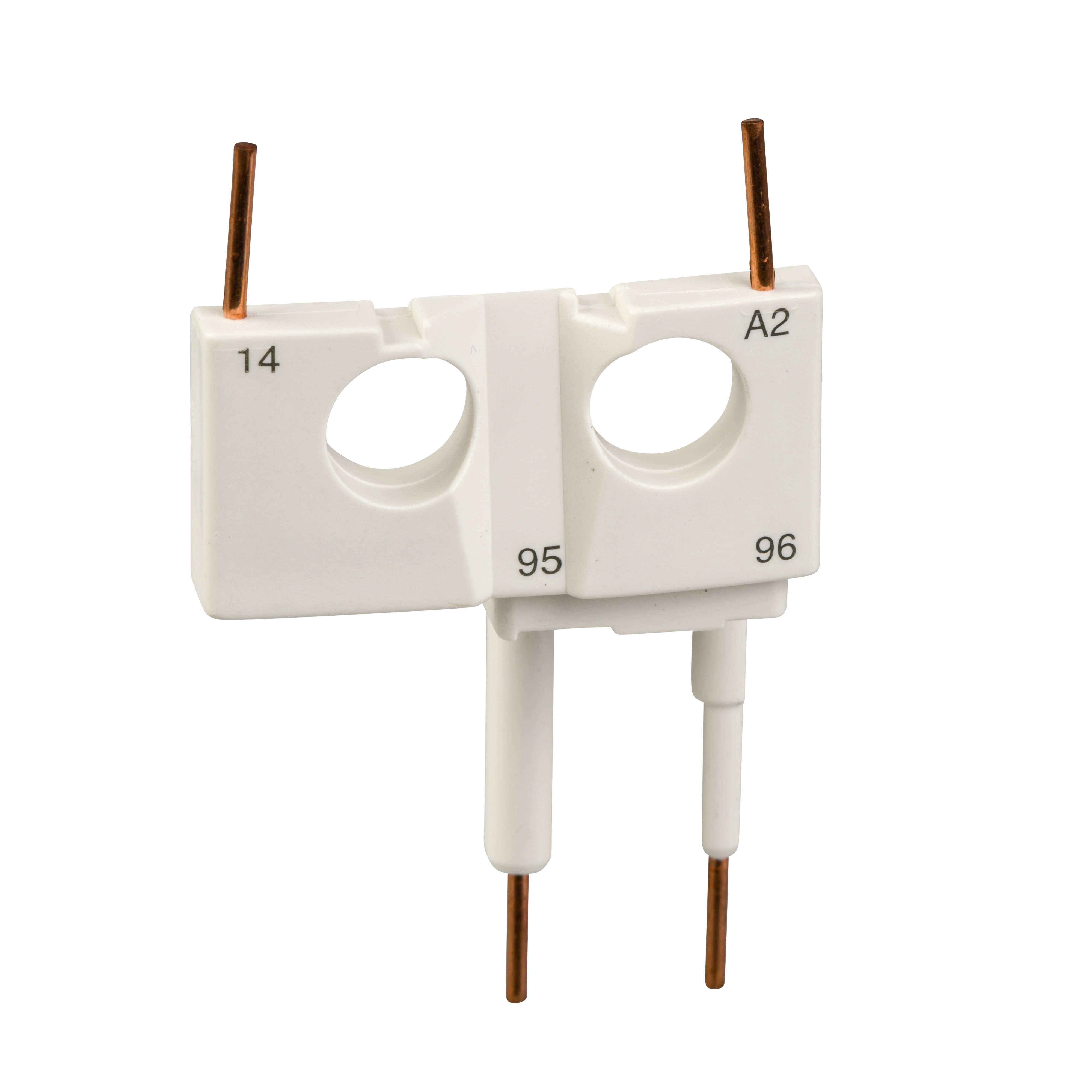 Pre-wiring kit, TeSys Deca, allowing direct connection of the N/C contact of relay LRD01-35 or LR3D02-D35 to LC1D25-D38