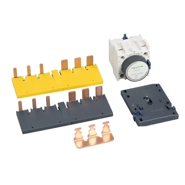 TeSys D, Kit For Assembling Star Delta Starters, For 3 X Contactors LC1D40A-D80A, With Time Delay Block
