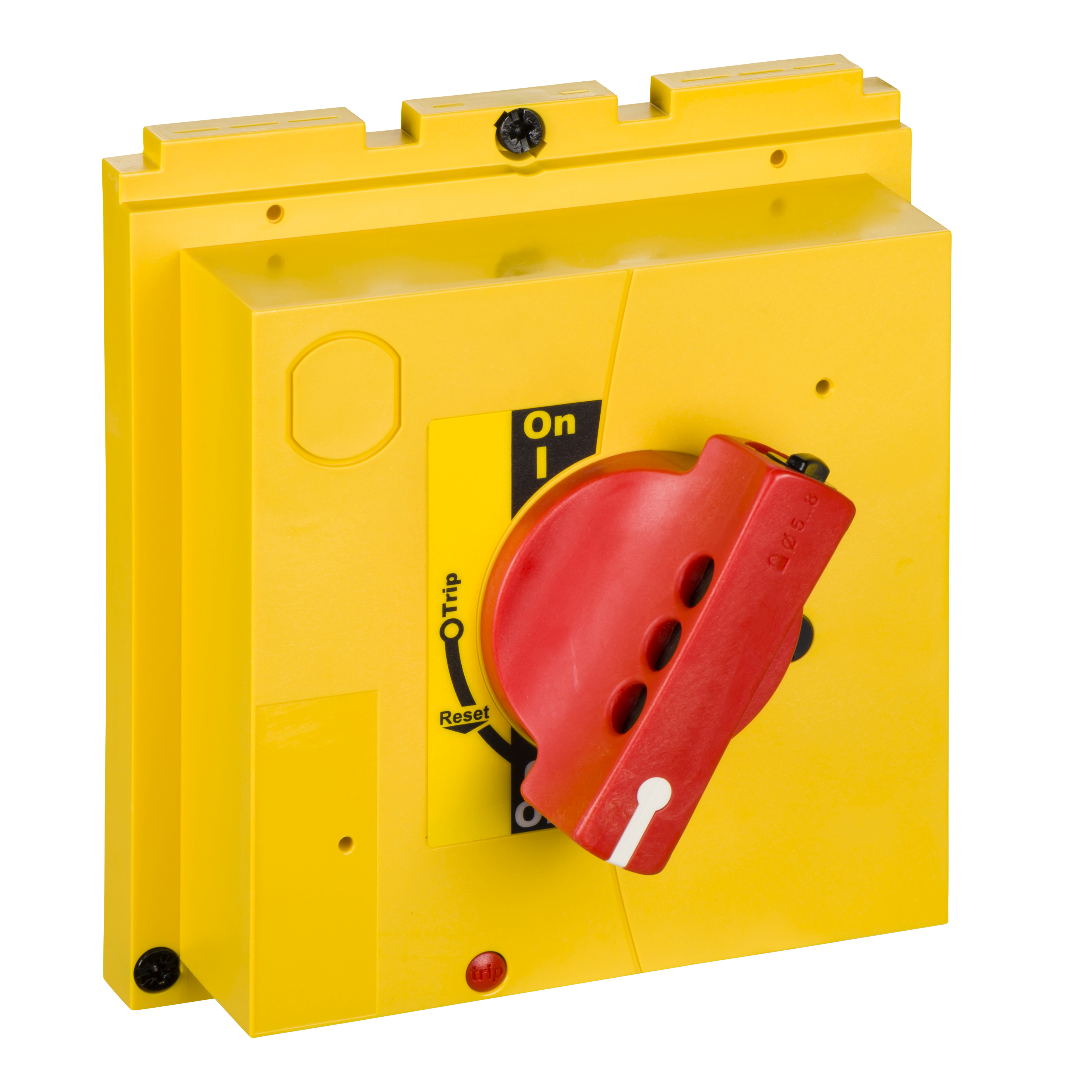 Direct rotary handle, ComPact NSX 400/630, red handle/yellow front, IP40