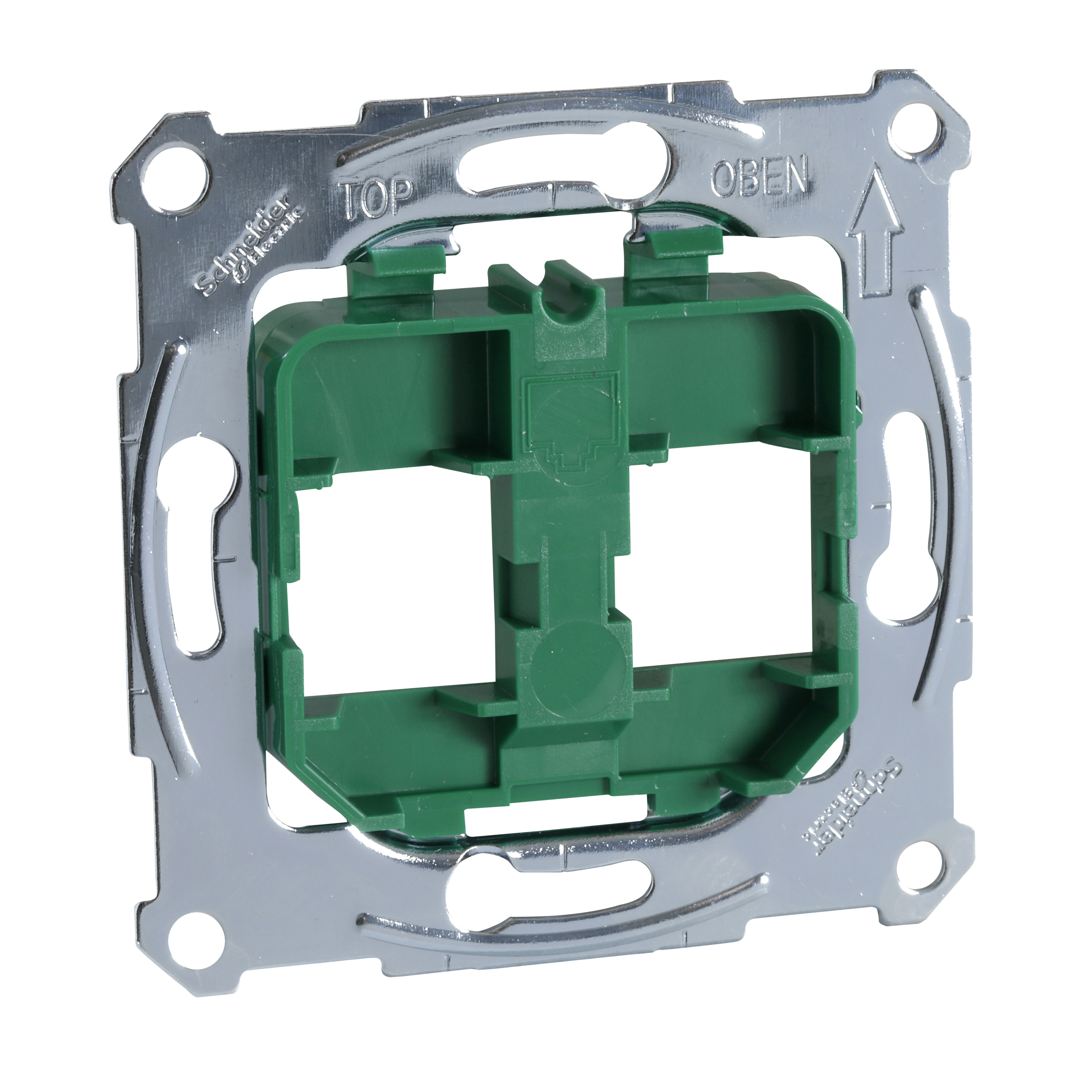 Méca RJ45x2 Keystone vert