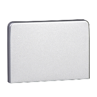  ISM10354 ISM10354 OptiLine 45 - krajnji element - 140x55 mm - PC/ABS - aluminijum metalik  