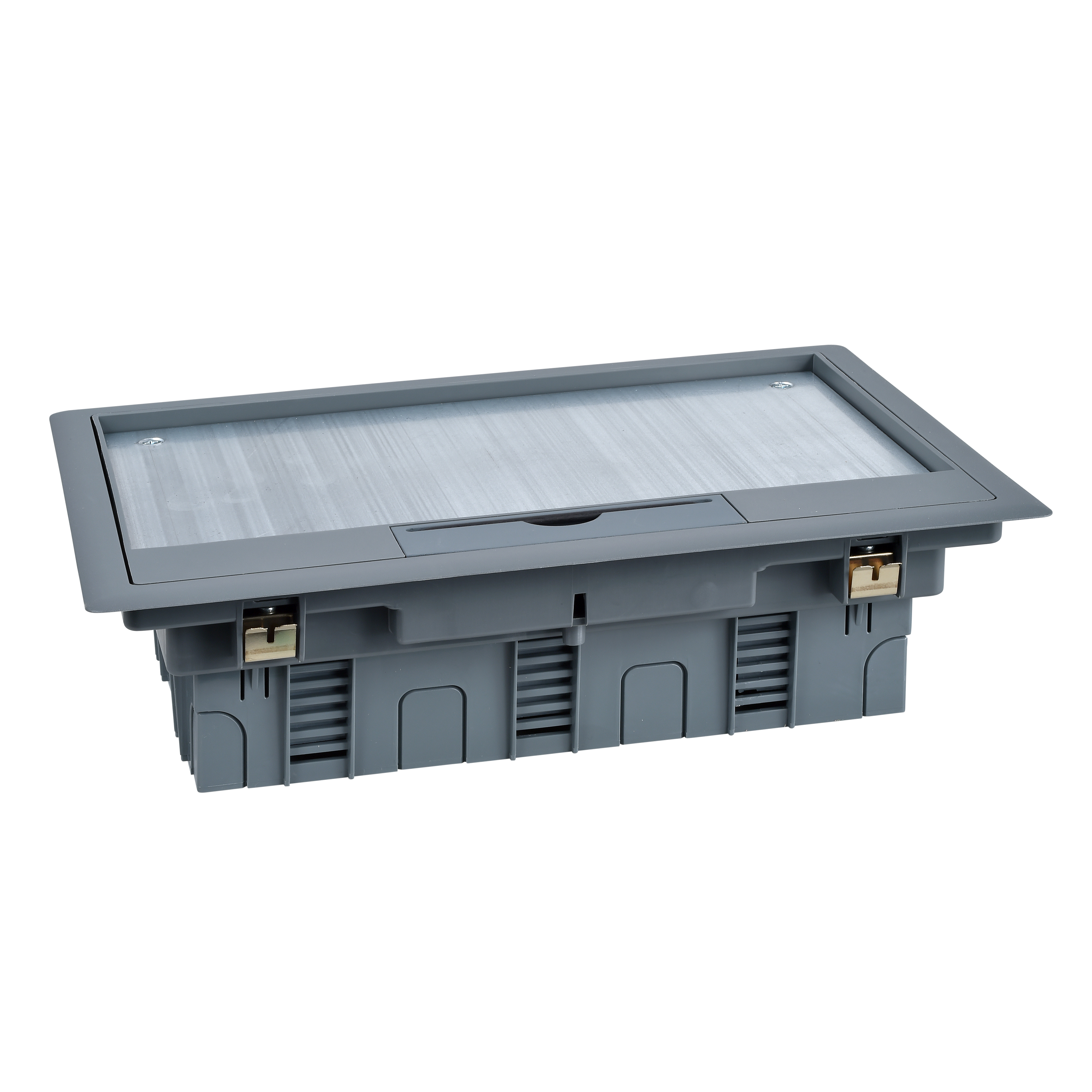 OptiLine 45 - Unica floor outlet box - 8 modules