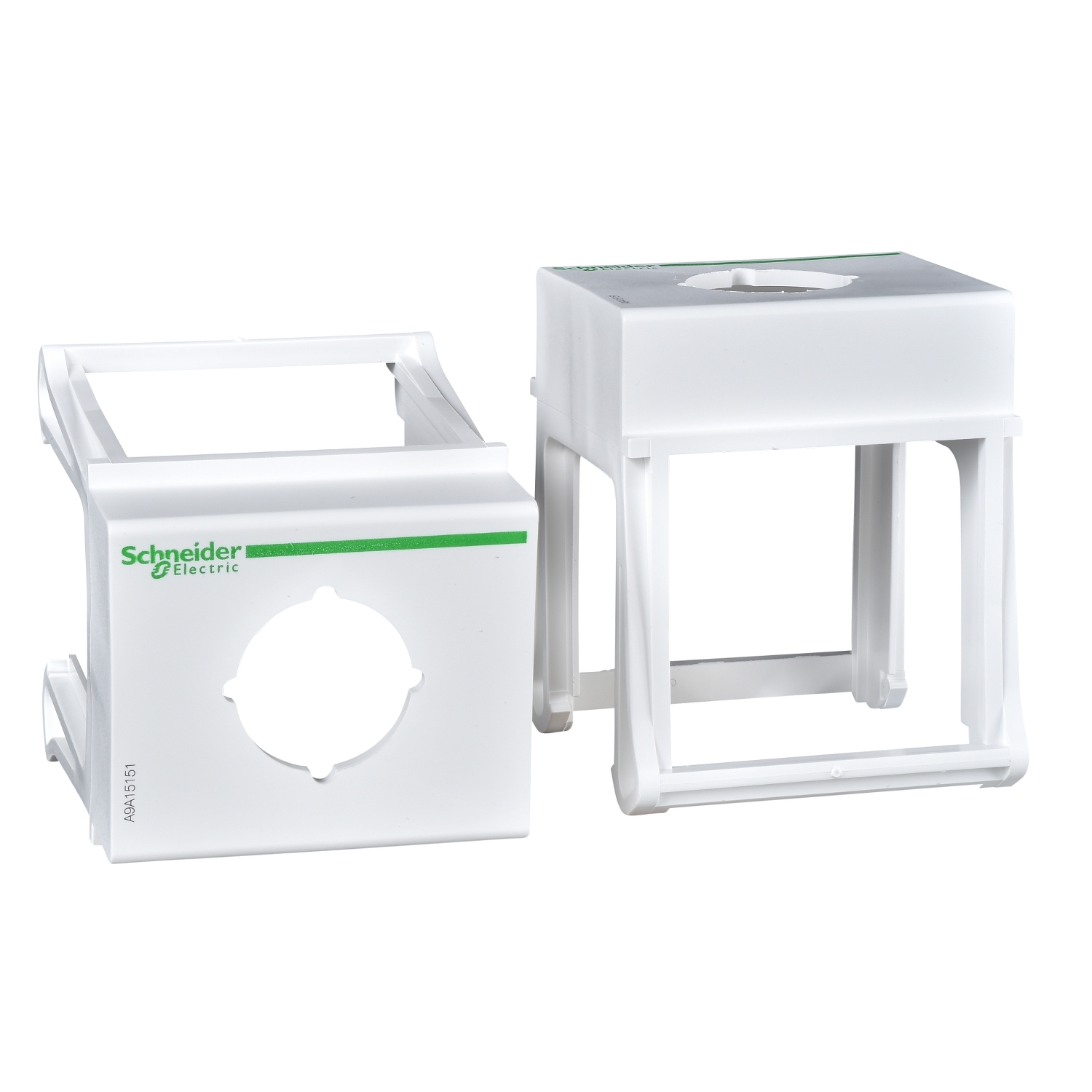DIN rail mounting base - Ø 22 mm units - for control and signalling unit