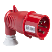  81709 81709 UTIKAČ 90° 16A 3P-N-E 380-415V IP44  