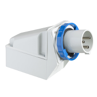  81578 81578 UTIKAČ ZIDNI 63A 2P+E 200-250V IP67  