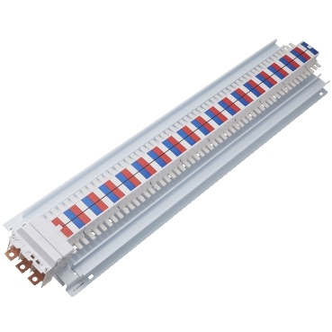 Acti9, SAU Chassis, 250A, 3Ph, 108 Poles, 18mm For IC60 MCB And RCBO, Top Or Bottom