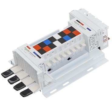 Acti 9, SAU Chassis, Acti 9, 250A, 3*(1Ph+N), 24 Poles, 18mm For IC60 MCB And RCBO, Top Feed