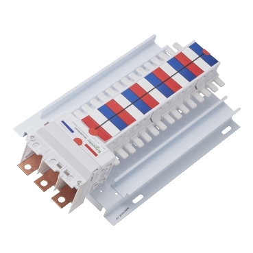 Acti9, SAU Chassis, 250A, 3Ph, 30 Poles, 18mm For IC60 MCB And RCBO, Top Or Bottom