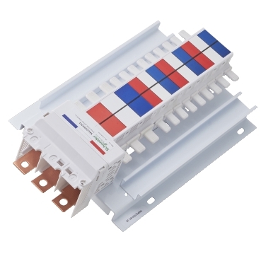 Acti9, SAU Hybrid Chassis, 250A, 3Ph, 18 Poles 18mm And 6 Poles 27mm For MCB And RCBO, Top Or Bottom
