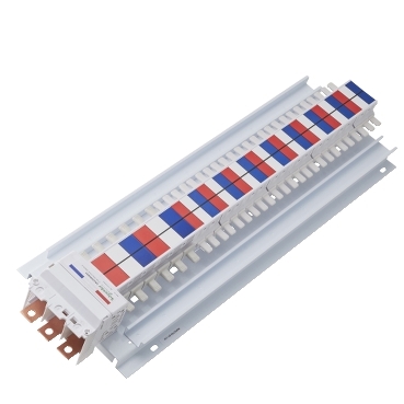 Acti9, SAU Hybrid Chassis, 250A, 3Ph, 48 Poles 18mm And 12 Poles 27mm For MCB And RCBO, Top Or Bottom