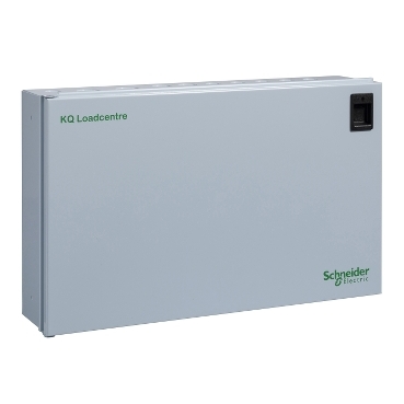 The KQ Loadcentre single phase distribution board offers a higher performance level than a consumer unit.