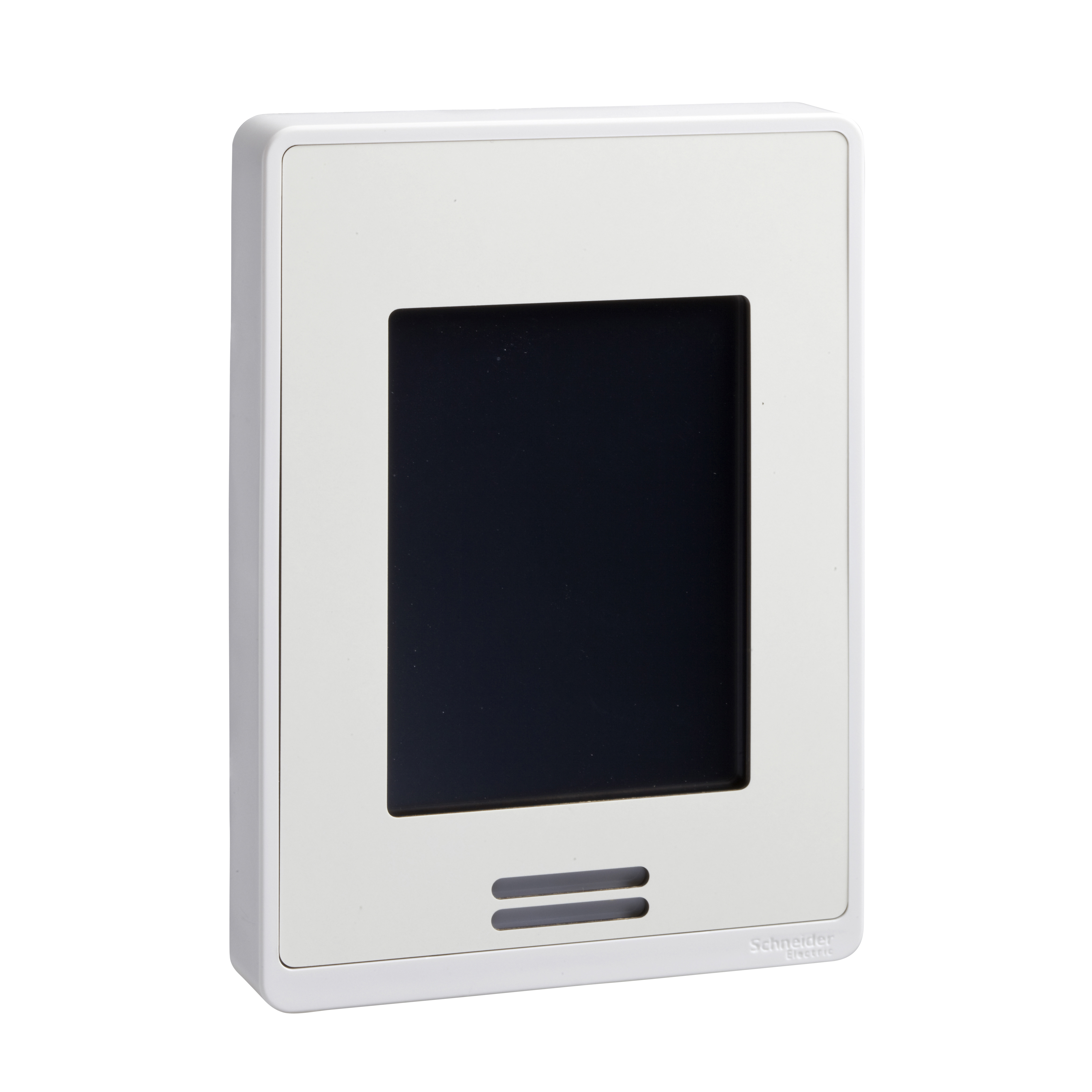 Line-Voltage Fan Coil Room Controller: BACnet MS/TP, RH sensor & control, White Case/Fascia