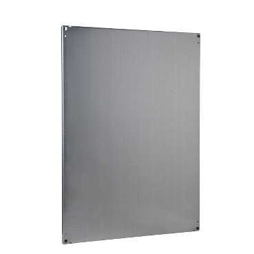  NSYMP208 NSYMP208 Spacial SF/SM montažna ploča - 2000x800 mm Tip proizvoda ili komponente	
Montažna ploča
Primena uređaja	
Više namena
Za ormane nazivnih dimenzija	
2000 mmW: 800 mm
Opis montažne ploče	
Ravna
Kompatibilnost grupe proizvoda	
Spacial SF
Spacial SM
Spacial SFX
Spacial SMX
Sastav uređaja	
1 montažna ploča
2 klizeće podloške
Količina po setu	
Set od 1
Materijal	
Galvanizovani čelik
Dopunske informacije
Način fiksiranja	
Sa držačima
Dopustivo trajno opterećenje	
500 kg središnji položaj
600 kg zadnja strana ormana
Visina	
1850 mm tačke fiksiranja:
2000 mm nazivno:
1897 mm ukupno:
Širina	
800 mm nazivno:
650 mm tačke fiksiranja:
696 mm ukupno:
Dubina	
27 mm