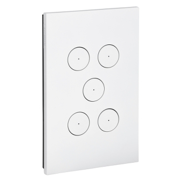 Saturn Zen, Grid And Cover, 5 Gang, Less Mechanism