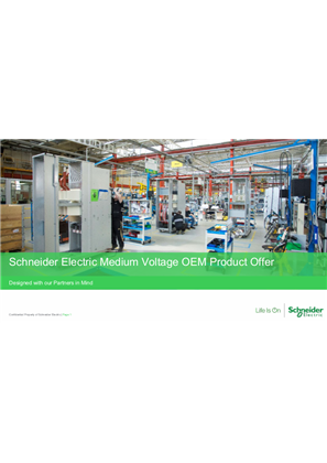 Medium Voltage OEM Product Offer Brochure