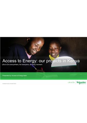 Access to Energy in Kenya