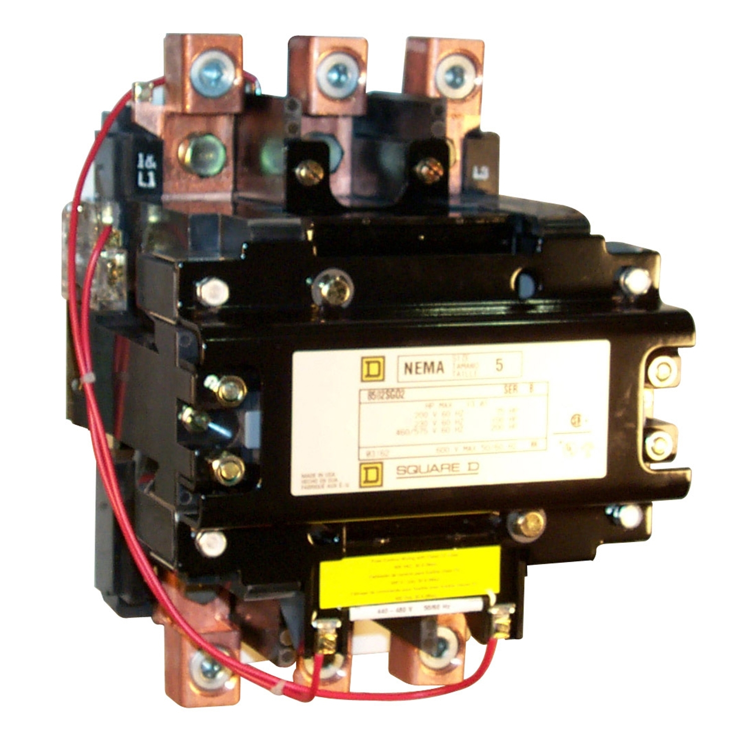Square D 8502SGO2V08 Contactor 600VAC