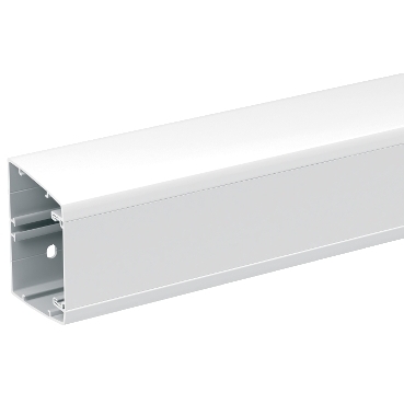 OptiLine 50. Plastic Trunking base 80 mm with 50 mm front.
