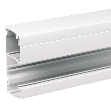 OptiLine 50. Plastic Trunking base 140 mm + Top cover. Without 50 mm front in lower compartment