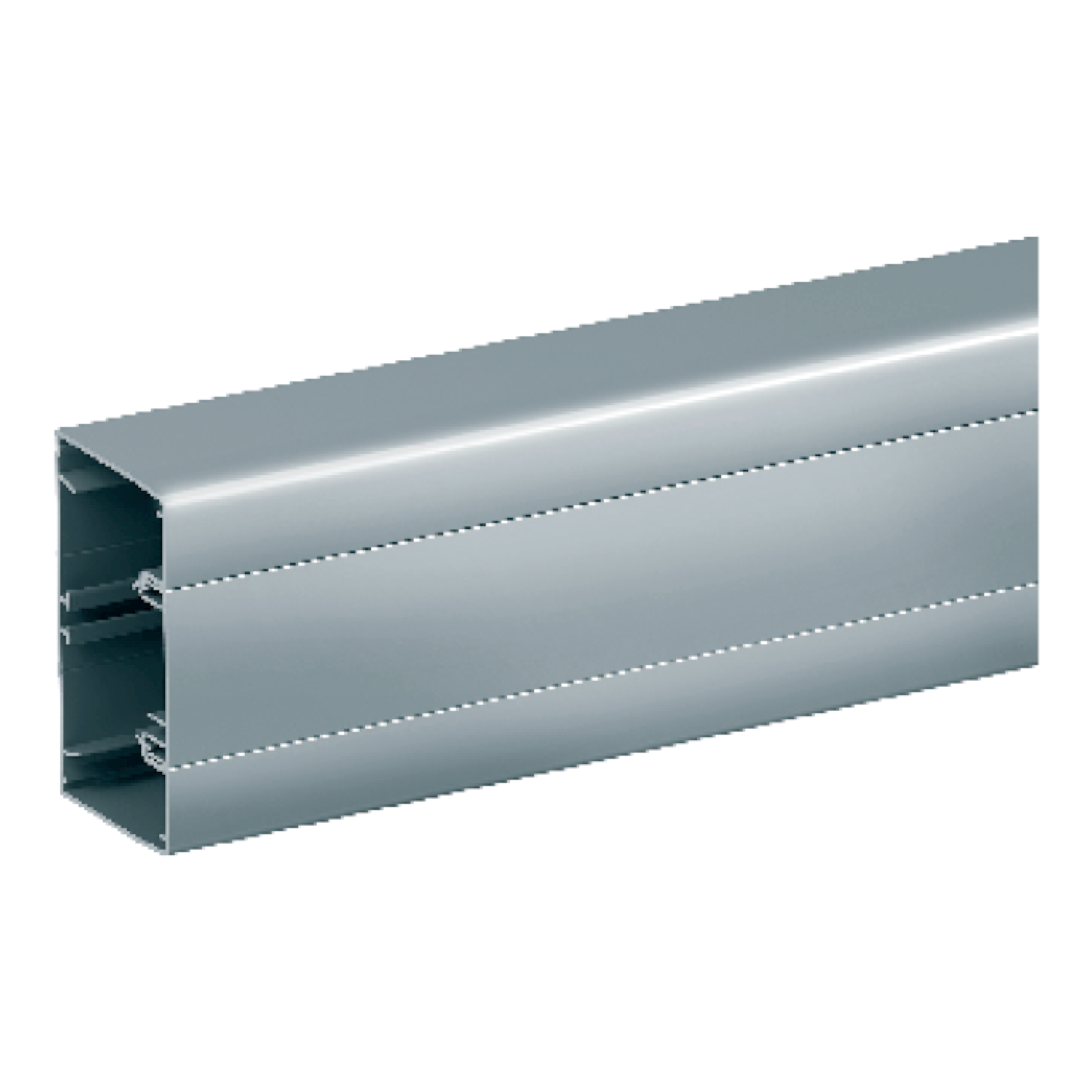 Parapetcsatorna 95mm x 55mm 2000mm eloxált alumínium natúr fedéllel OptiLine 45 Schneider
